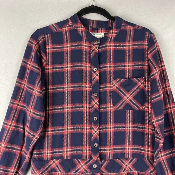 Current Elliott Flannel Dress Women Small Drop Waist Plaid Academia Preppy - Picture 3 of 13